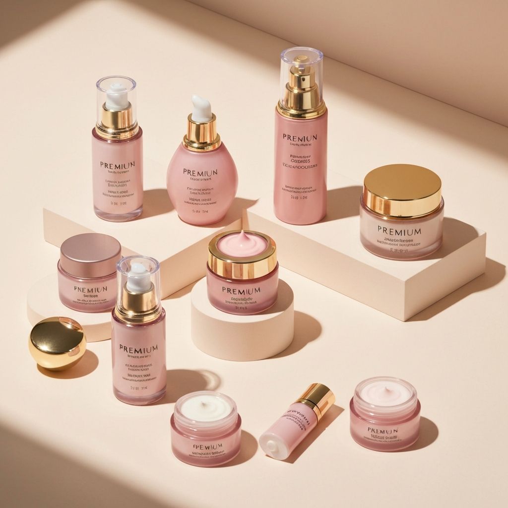 Women's face creams collection